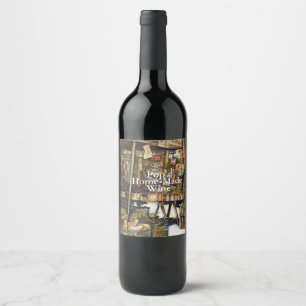 Étiquette Pour Bouteilles De Vin Fait scintiller la créativité encore plus fort