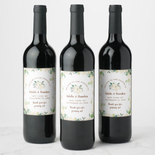 Étiquette Pour Bouteilles De Vin Farmhouse Fraîche Rustique Mariage campagnard Bien