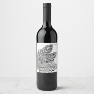 Étiquette Pour Bouteilles De Vin Fern