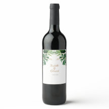 Feuilles tropicales de Monstera vertes et garnitur