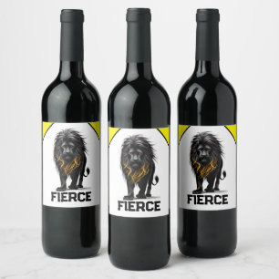 Étiquette Pour Bouteilles De Vin Fierce