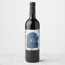 Fleur et grandir Pop It When She Pop Wine Étiquett