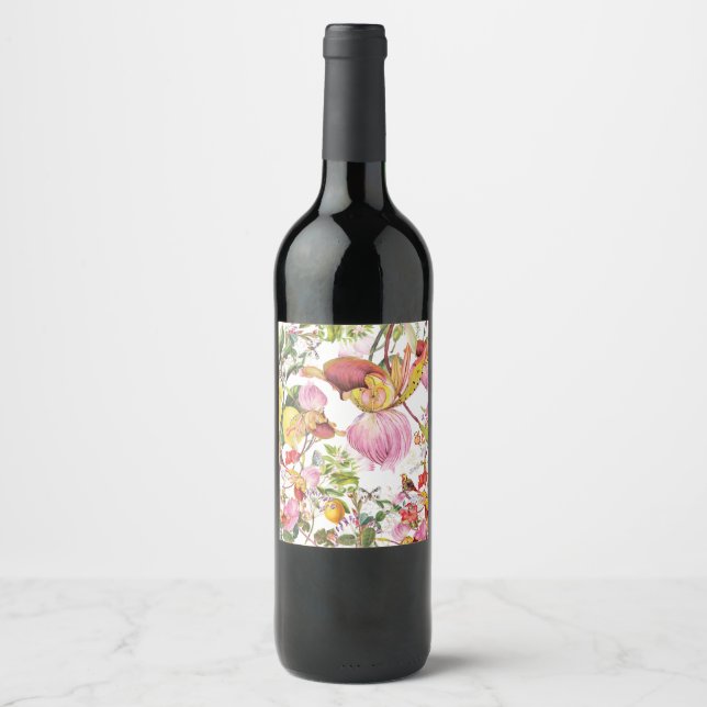 Étiquette Pour Bouteilles De Vin Food and Beverage Label Set (Devant)