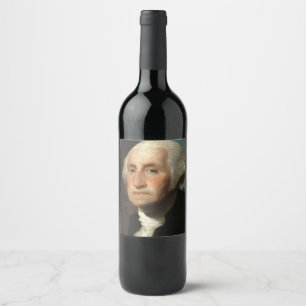 Étiquette Pour Bouteilles De Vin George Washington Président