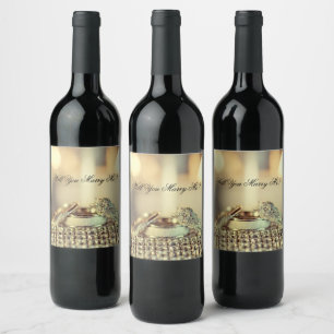 Étiquette Pour Bouteilles De Vin Gold Me marierez-vous un script de proposition