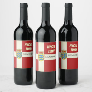 Étiquette Pour Bouteilles De Vin Great Hygge Time Danemark Vins Étiquettes!