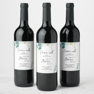 Étiquette Pour Bouteilles De Vin Grossesse bébé Faire-part Tante à être nouvelle ta