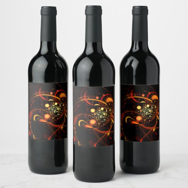Étiquette Pour Bouteilles De Vin Heartbeat (Bouteilles)