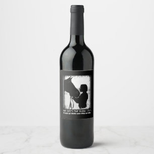 Étiquette Pour Bouteilles De Vin Horse lover Horse and Girl
