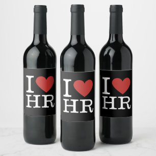 Étiquette Pour Bouteilles De Vin I ❤️ Love HR - Département RH -