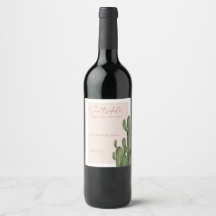 Étiquette Pour Bouteilles De Vin Invitation du week-end de Scottsdale Bachelorette