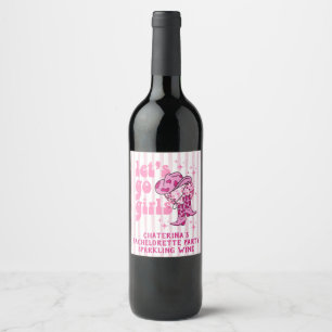 Étiquette Pour Bouteilles De Vin Itinéraire du week-end du rodéo de la Bachelorette