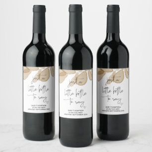 Étiquette Pour Bouteilles De Vin Je suis enceinte Nouveau bébé Grossesse Faire-part