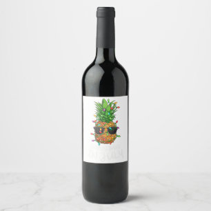 Étiquette Pour Bouteilles De Vin Joyeux Tout, Chien Rottweiler, Saisons, Toute L'An