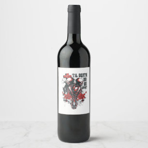 Étiquette Pour Bouteilles De Vin Jusqu'à ce que la mort nous sépare 
