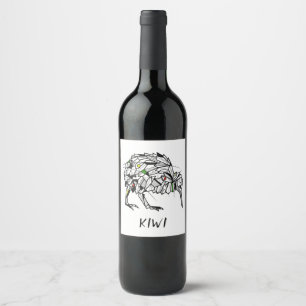 Étiquette Pour Bouteilles De Vin Koru Kiwi