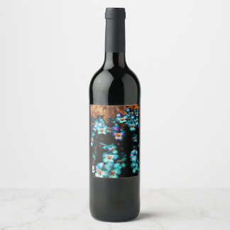 Étiquette Pour Bouteilles De Vin ʟ ᴏ ᴡPᴏ ᴡ | Pansy ~ Blueberry