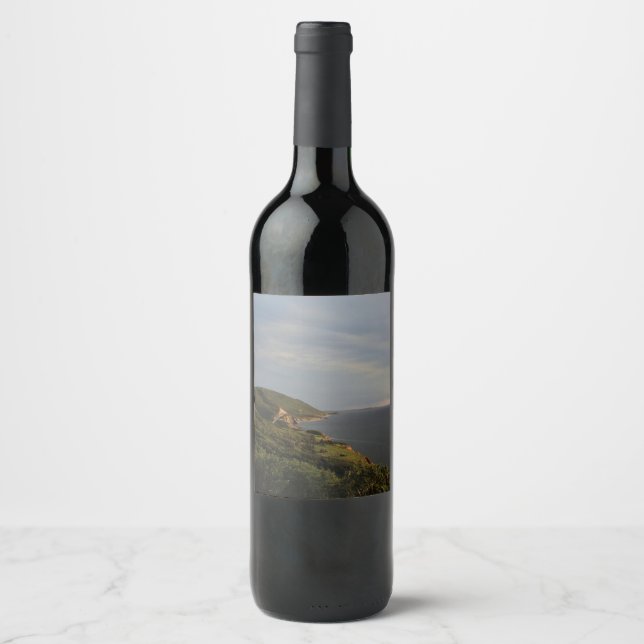Étiquette Pour Bouteilles De Vin La célèbre piste Cabot (Devant)