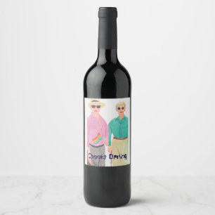 Étiquette Pour Bouteilles De Vin L'amour est la fierté de l'amour Saint-Valentin