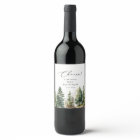 L'aventure attend la forêt rustique douche nuptial