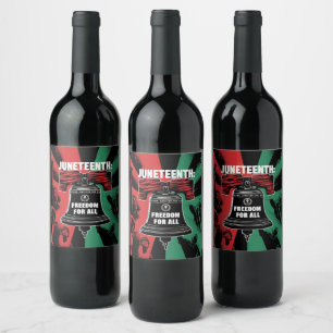Étiquette Pour Bouteilles De Vin Le 11 juin, c'est la liberté pour toute liberté Be
