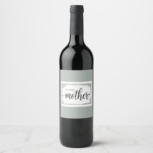Étiquette Pour Bouteilles De Vin Le Étiquette de vin Mère Parfait (Devant)