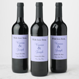 Étiquette Pour Bouteilles De Vin Le Merci Mariage périphérique privilégie