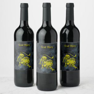 Étiquette Pour Bouteilles De Vin Leo