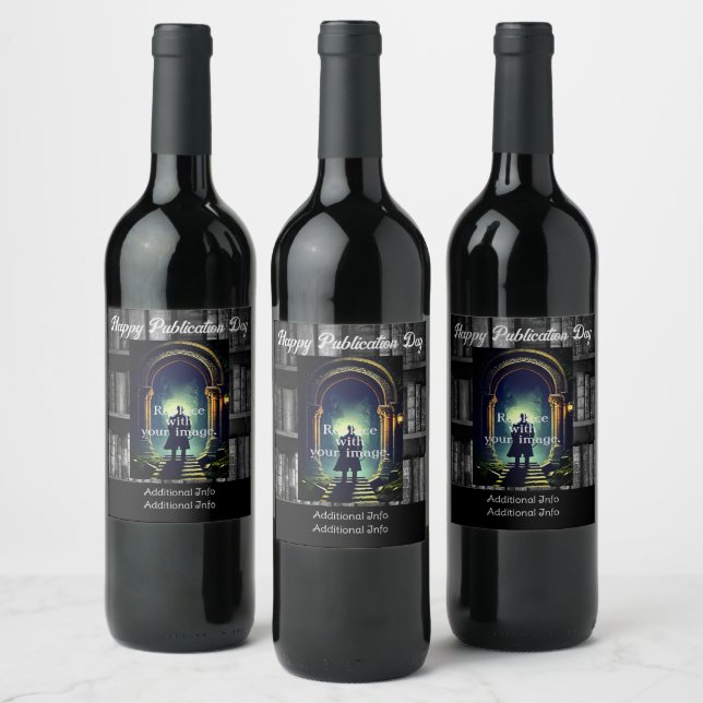 Étiquette Pour Bouteilles De Vin Livres Rustiques Noir Et Blanc Arrière - plan (Bouteilles)