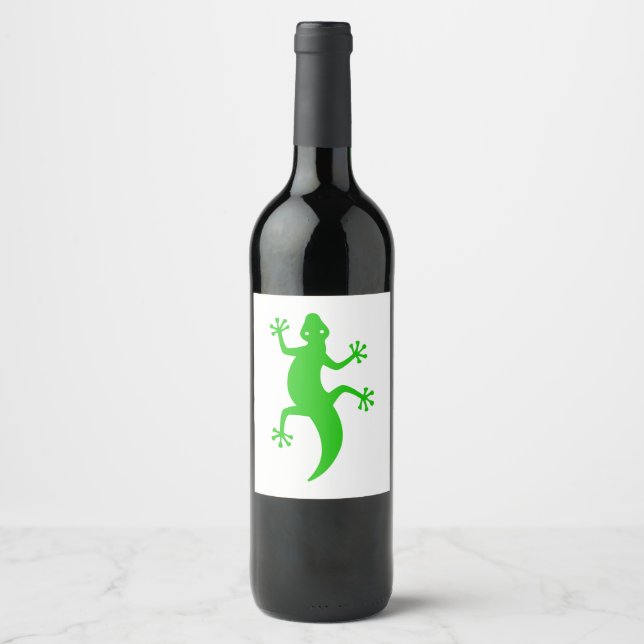 Étiquette Pour Bouteilles De Vin Lizard du sud-ouest (Devant)