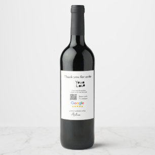 Étiquette Pour Bouteilles De Vin logo de site web d'entreprise de critique Google s