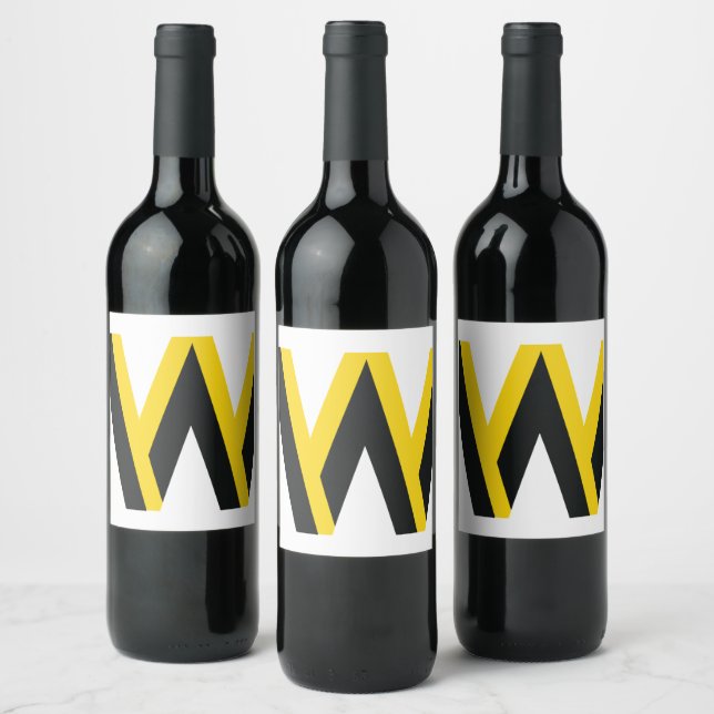 Étiquette Pour Bouteilles De Vin Logo des vidéos de mots de sagesse  (Bouteilles)