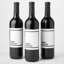 Logo d'étiquette de vin - Cadeaux d'entreprise