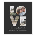Love 4 photo simple moderne cadeau personnalisé vi
