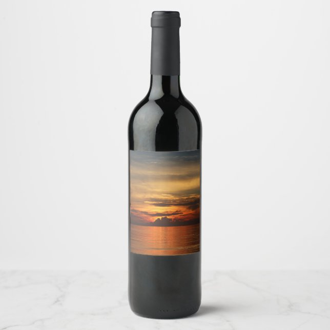 Étiquette Pour Bouteilles De Vin Ma sérénité (Devant)