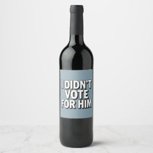Étiquette Pour Bouteilles De Vin MAHA Rendre l'Amérique en santé patriotique