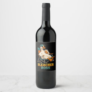 Étiquette Pour Bouteilles De Vin Maître des gradins d'oie
