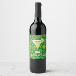 Étiquette Pour Bouteilles De Vin Margarita