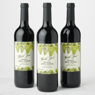 Étiquette Pour Bouteilles De Vin Mariage de vignes