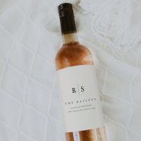 Mariage Monogramme noir & écrin classique