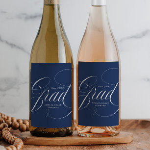 Étiquette Pour Bouteilles De Vin Marine Eloquence Graduation