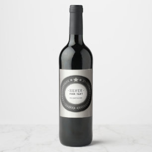 Étiquette Pour Bouteilles De Vin MÉDAILLE DIY IMPRESSION PERSONNALISÉE Champion Arg