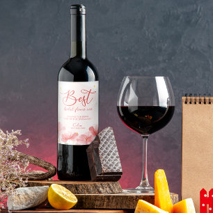 Étiquette Pour Bouteilles De Vin Meilleur enterrement de vie de jeune fille Jamais