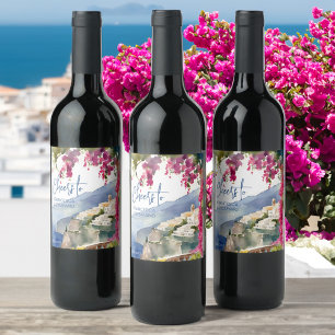 Étiquette Pour Bouteilles De Vin Monographie méditerranéenne de la côte amalfitaine
