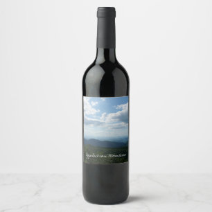 Étiquette Pour Bouteilles De Vin Montagnes Appalaches II Shenandoah
