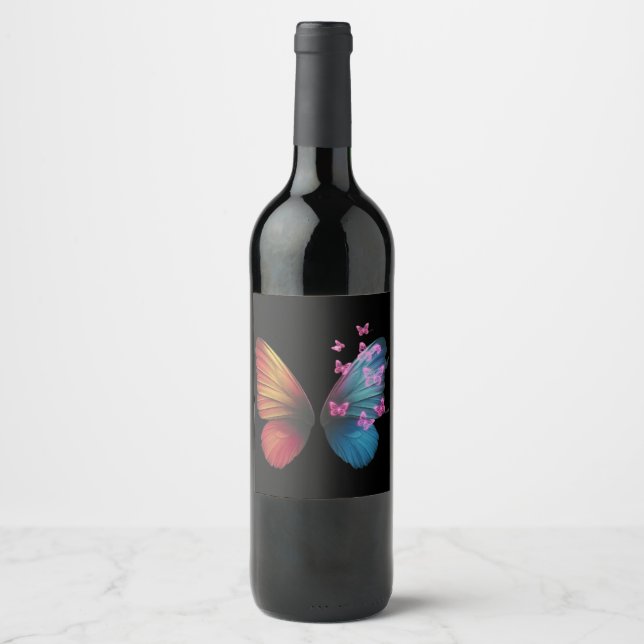 Étiquette Pour Bouteilles De Vin Montrer la beauté (Devant)
