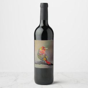 Étiquette Pour Bouteilles De Vin Moulage de Tangère - Photo originale