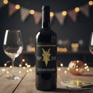 Étiquette Pour Bouteilles De Vin Mystic Bachelorette Tarot