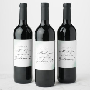 Étiquette Pour Bouteilles De Vin Nettoyage aquarelle   Proposition d'aide d'État ve
