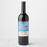 Nom Beach Sand Retraite Rouge Vin fin